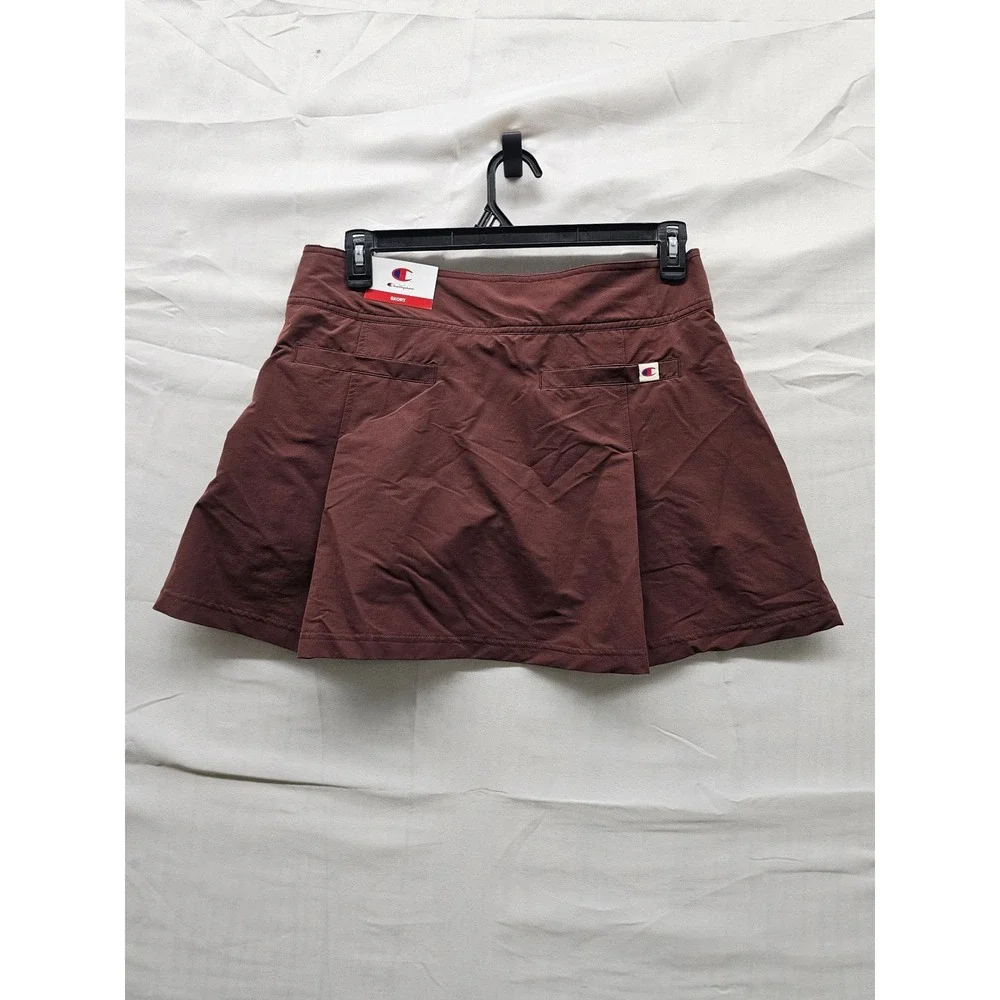 Champion Womens Match Skort Burgundy Nylon Blend Athletic Size 14